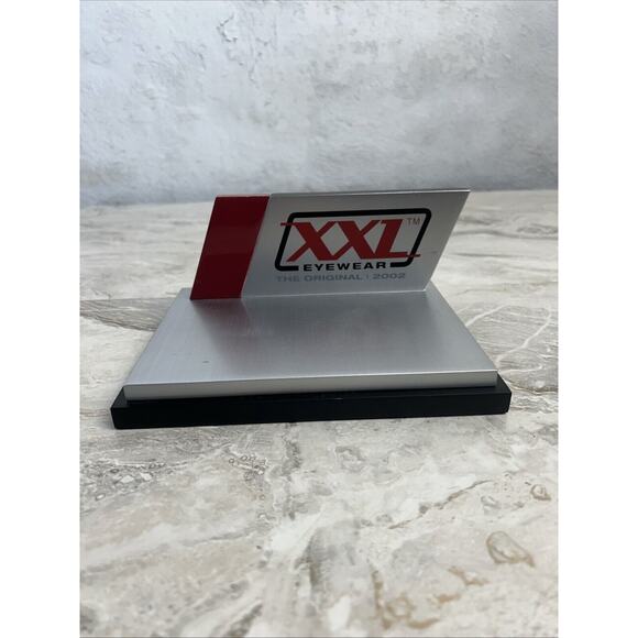 XXL Eyewear Store Display Promo Red And Silver